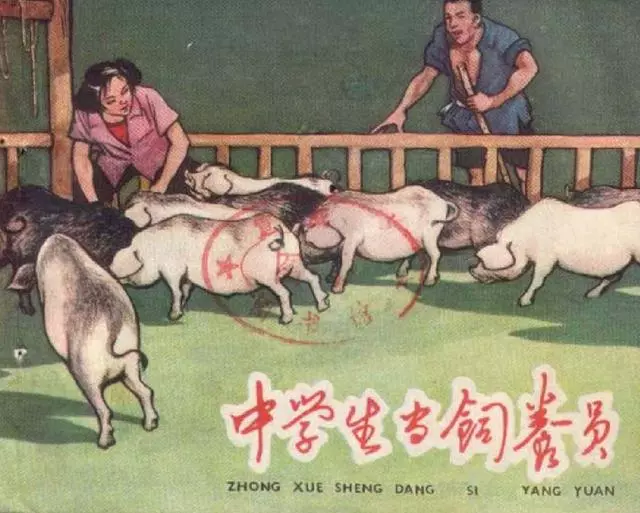 《中学生当饲养员》 1958年 5 月“中学生”杂志1.webp