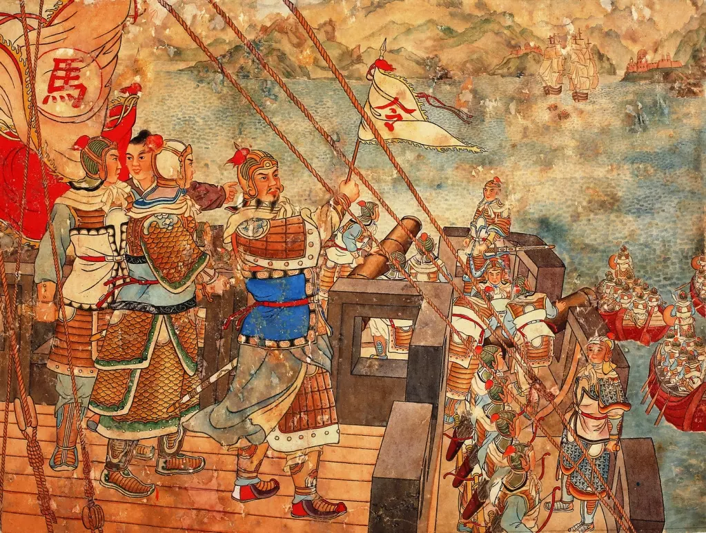 图赏：孔继昭年画作品之《郑成功》