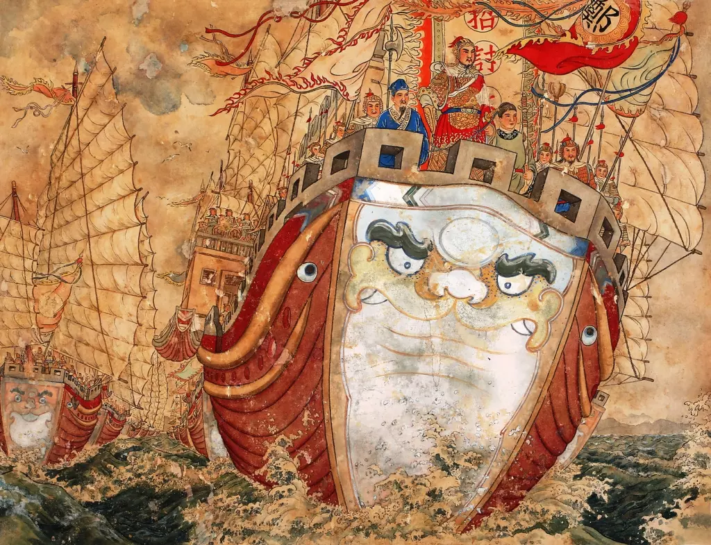 图赏：孔继昭年画作品之《郑成功》