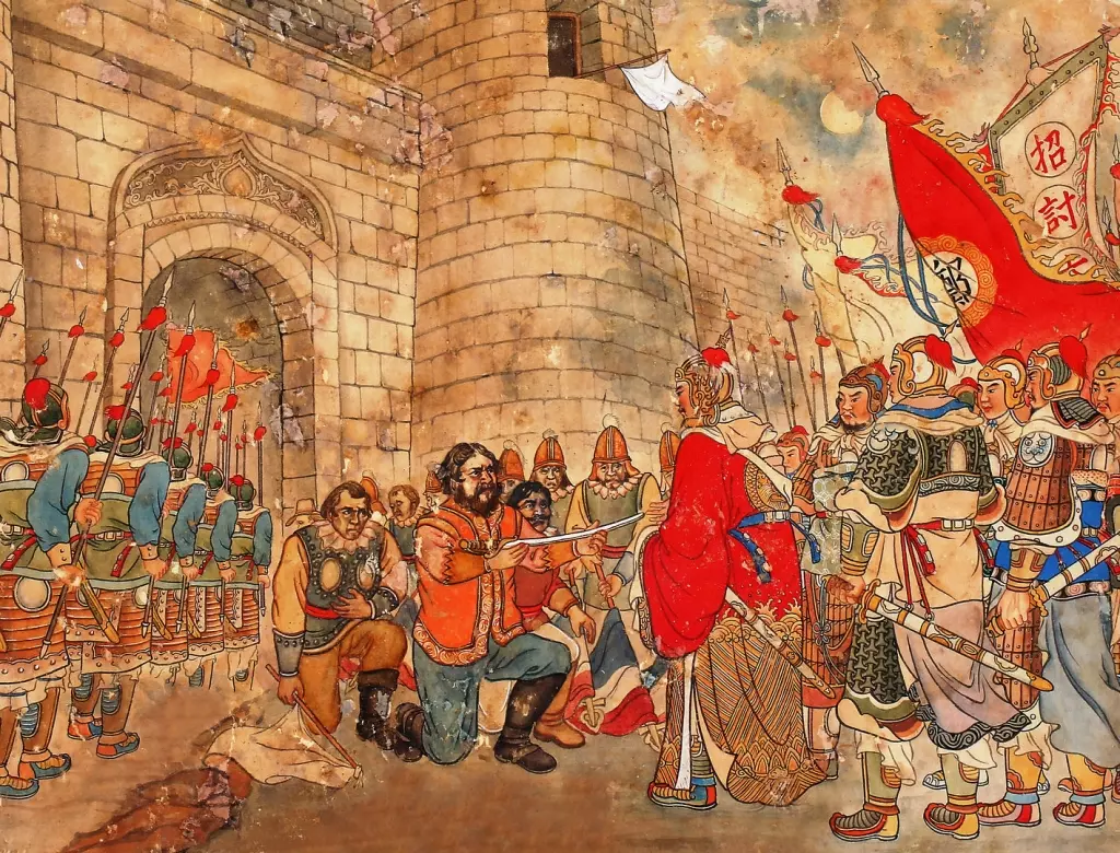 图赏：孔继昭年画作品之《郑成功》