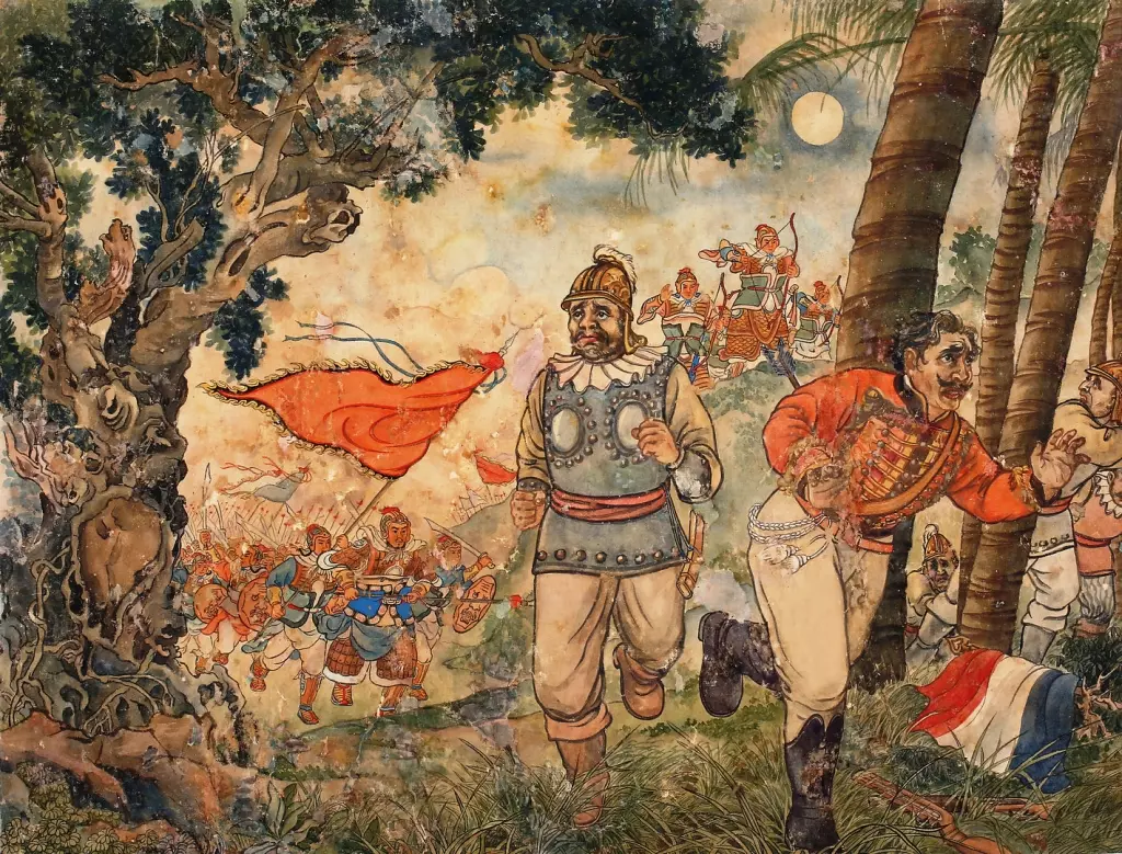 图赏：孔继昭年画作品之《郑成功》