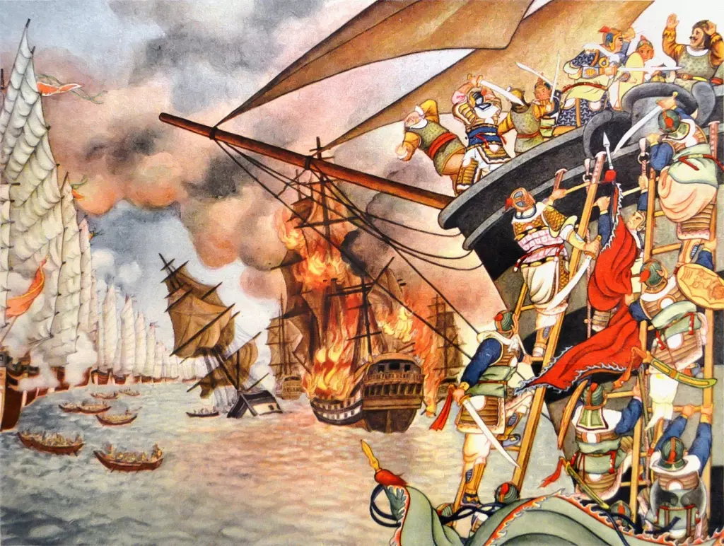 图赏：孔继昭年画作品之《郑成功》