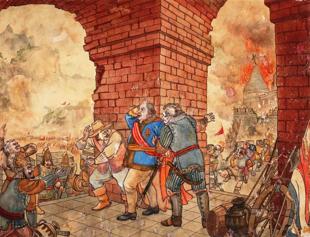 图赏：孔继昭年画作品之《郑成功》