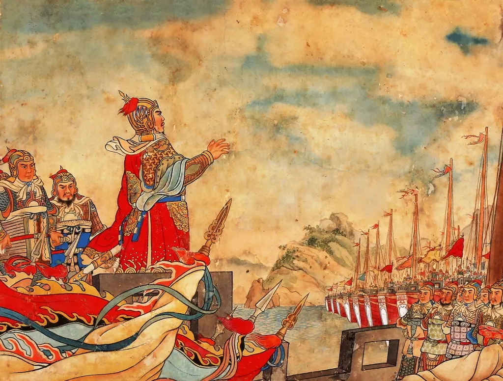 图赏：孔继昭年画作品之《郑成功》