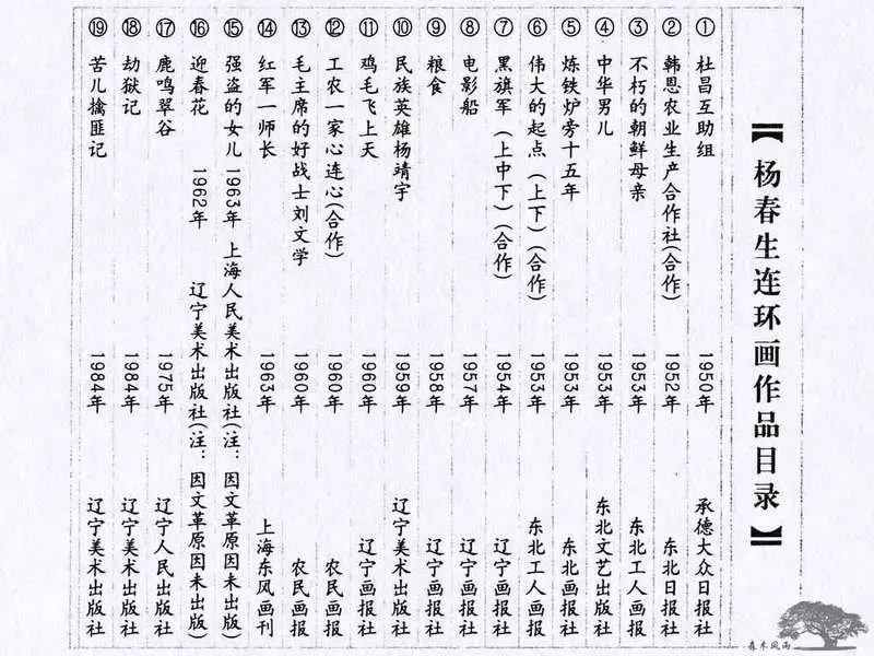 杨春生连环画作品