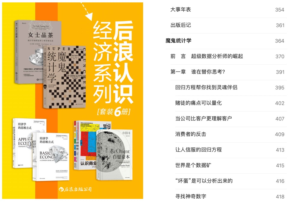 后浪认识经济系列(套装6册)