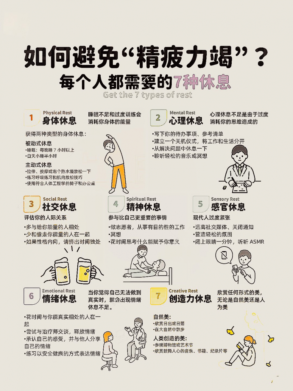 【终身学习】每个人都需要的各种休息类型