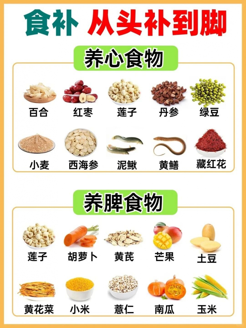 食补养生大全，分享8大食补养生食谱大全